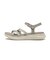 W2084　CROSS GORE SANDAL　GRAY　707566-0002