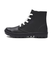 W9001　LACE UP RAIN　BLACK/WHITE　601744-0001