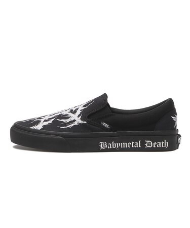 V98CF BABYMETAL　SLIP ON　BLACK/WHITE　702999-0001