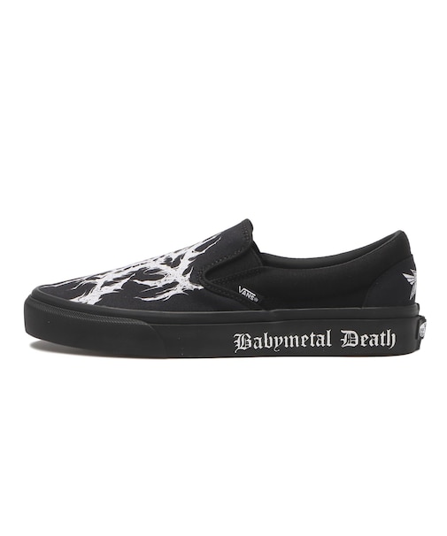 V98CF BABYMETAL　SLIP ON　BLACK/WHITE　702999-0001