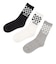 VN000QBUY28　Classic Check Crew　BLACK-WHITE　715489-0001
