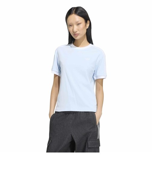 KX1882 W 3STRIPES TEE(GFX INJ) CRYSTALSKY 715998-0001