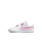 KIQ3212　17-22 TENNIS ESSENTIAL (PS)　103WHITE/PNKRIS　716918-0002