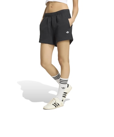 KR9164　W ESS FLEECE SHORTS　BLACK　716427-0001