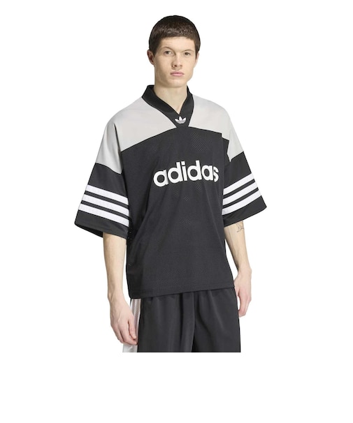 KS7546 M AC OVERSIZED FTBJERSEY BLACK/WHITE 715710-0001
