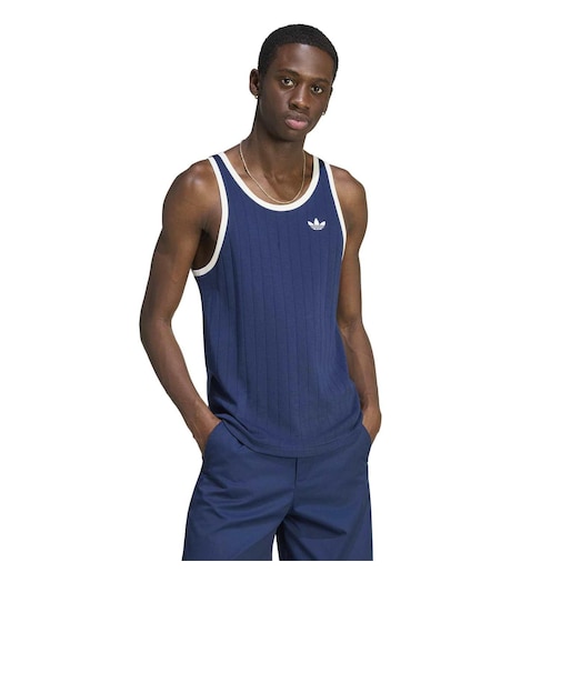 KS4082 M DROPNEEDLE TANKTOP NIGHTINDIGO 715677-0001