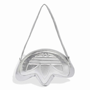 KR1604 U TREFOIL METALLIC PU BAG SILVERMET 716391-0001