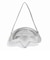 KR1604　U TREFOIL METALLIC PU BAG　SILVERMET　716391-0001