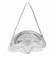 KR1604　U TREFOIL METALLIC PU BAG　SILVERMET　716391-0001