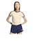 KS7376　W KNITTED TEE　WVANILLA/NIGHT　715704-0001