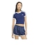 KW2606　W KNITTED TEE　DBLUE/WHITE　715849-0001