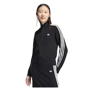 KS7366　W KNITTED FIREBIRD TRACKTOP　BLACK/WHITE　715701-0001