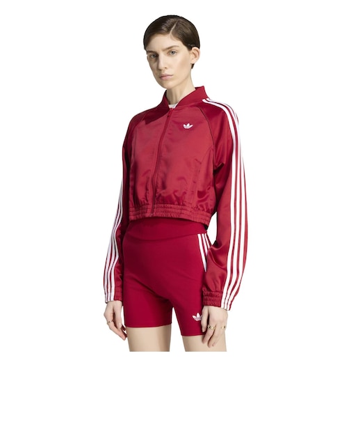 KS9947 W SATIN SST JACKET TEAMRED/WHITE 715726-0001