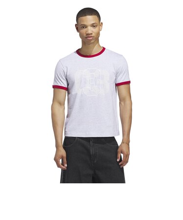KT7868 M RINGER TEE(ORI PREP) LGREYHEATHER 715795-0001