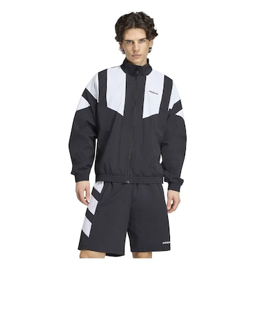 KR1378　M BLOCKED TRACKTOP　BLACK　716387-0001