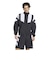 KR1378　M BLOCKED TRACKTOP　BLACK　716387-0001