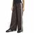 KX1887　W SNAKE SATIN WIDE LEG TP(GFX　EARTH/ACOFF　716429-0001