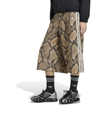 KX1899　W SNAKE DENIM BERMUDA PT(GFX　LINEN/MBEG　716434-0001