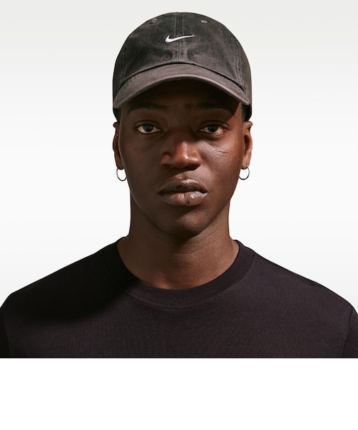 HF0383　U CLUB DENIM CAP　060ANTHRA/WHITE　683726-0006