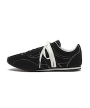 VN000Z9RCJK　LX SLP TRAINER　PIG SUEDE Black　711707-0001