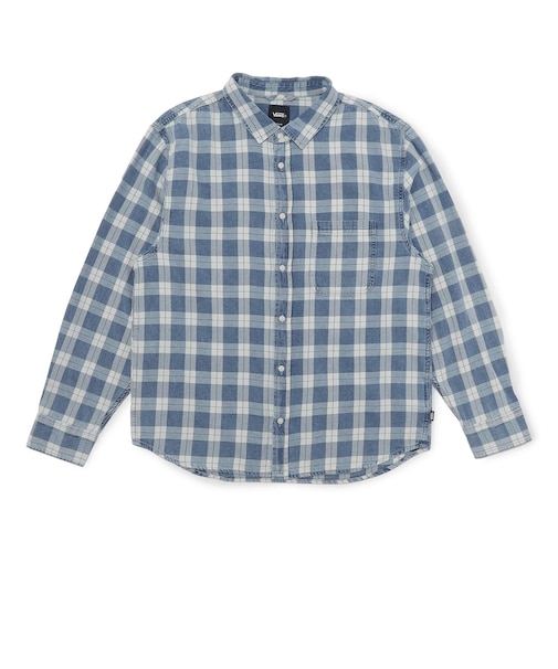 VN000U56HEC　Lawson Vintage Indigo LS Shirt　Bleach Indigo　715483-0001
