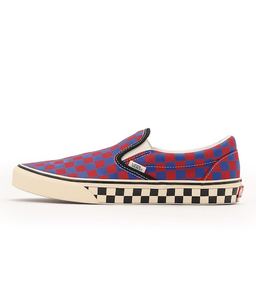 VN000DAHRDB　CLASSIC SLIP-ON　CHK RED/BLUE　712924-0001