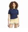 KR7059　W CABLE KNIT CALI TEE POLO　NIGHTINDIGO　716414-0001