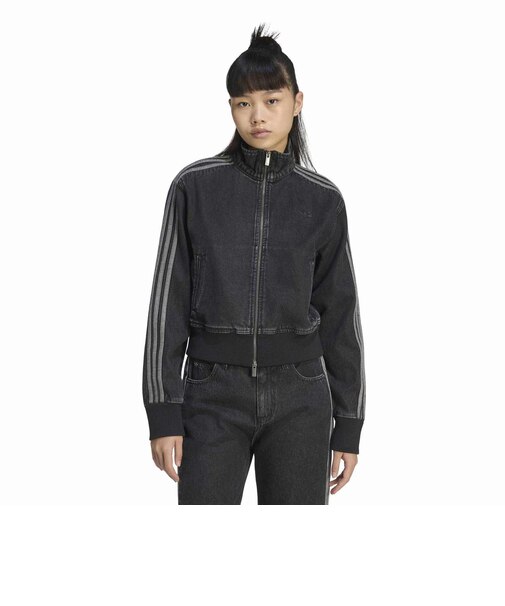 IB6917　W FIREBIRD DENIM TRACKTOP　TRUEBLACKDENIM　716036-0001