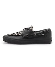 VN000Z96BLA　2-EYELET BOAT SHOE　PONY HAIR BLACK　709586-0001