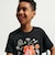 IO1995　K TEE BOXY MLT SPT　010BLACK　716754-0002