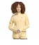 KR7047　W CABLE KNIT FBIRD TT　WARMVANILLA　716413-0001