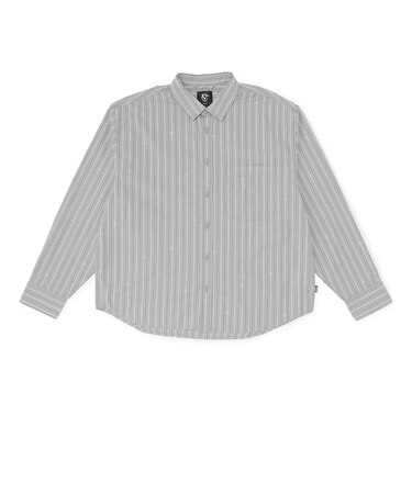 VN000ZY5LTG Vans X Rowan Stripe LS Woven Light Grey 715495-0001