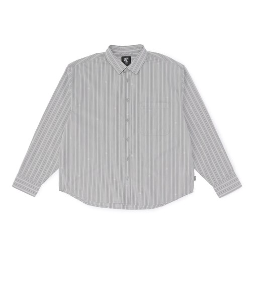 VN000ZY5LTG Vans X Rowan Stripe LS Woven Light Grey 715495-0001