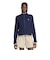KT1864　W CABLE KNIT FBIRD TT　NIGHTINDIGO　715735-0001