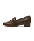 W5079　PUFF HEEL LFR 3.5　DK.BROWN　704588-0004
