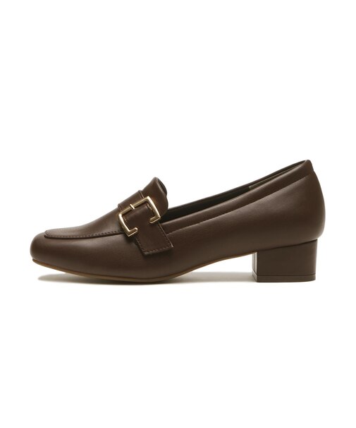 W5079 PUFF HEEL LFR 3.5 DK.BROWN 704588-0004
