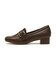 W5079　PUFF HEEL LFR 3.5　DK.BROWN　704588-0004