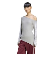 LE8311　W ASYMETRIC TOP(BADIGIRL)　MGREYHEATHER　716542-0001