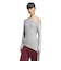 LE8311　W ASYMETRIC TOP(BADIGIRL)　MGREYHEATHER　716542-0001