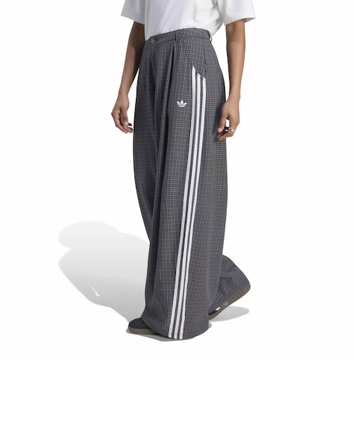 LD5340 W CHECKS TROUSER(BADIGIRL) BLK/GRY/UTIL 716526-0001