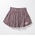 126K3151001　W CHECK BALLOON SKIRT　RED　715456-0002