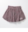 126K3151001　W CHECK BALLOON SKIRT　RED　715456-0002