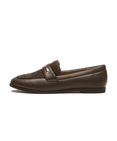 W5078 PUFF LOAFER 1.5 BROWN/LEOPARD 704579-0004