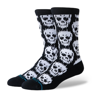 A556C26STA#BLK STATIC SKULL CREW BLACK 719003-0001