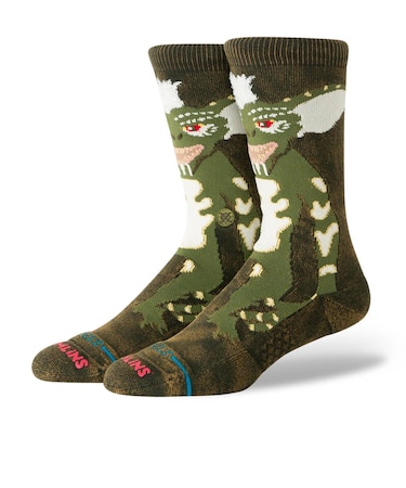 A555C26STR#DNG STRIPE GREMLINS CREW DARK GREEN 718983-0001