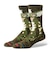 A555C26STR#DNG　STRIPE GREMLINS CREW　DARK GREEN　718983-0001