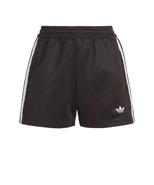 LG4266　W LACE 3STRIPES SHORTS(LACE IN　NIGHTBROWN　716019-0001