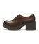 W5089　VOLUME OXFORD 6.5　BROWN　714005-0002