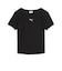 639076　W ESS RIBBED SLIM SHORT TEE　01BK　717911-0001