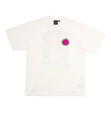 VN000U5SC9F Checkerboard Behaviour SS Tee Egret 715476-0001
